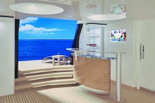 Yacht SYCARA V - Beach Club Rendering